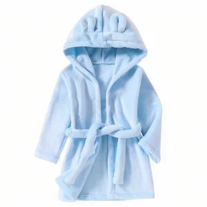 Peignoir avec Capuche Lapin Enfant