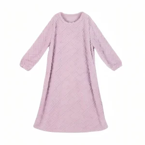 Chemise de Nuit Polaire Femme Grande Taille