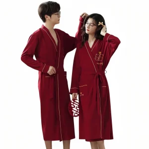 Robe de Chambre Assortie Couple
