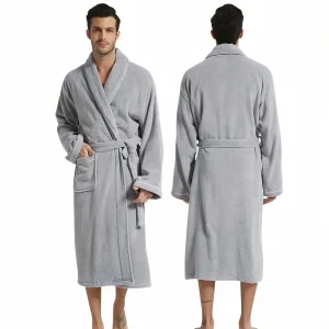 Peignoir Homme Femme Coton Epais