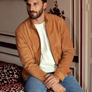 Blouson col officier
