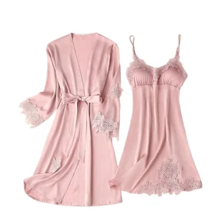 Ensemble Déshabillé Satin