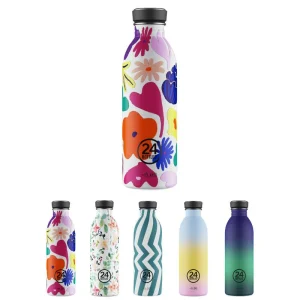 Gourde Inox Urban Bottle 500ml motifs - 24Bottles