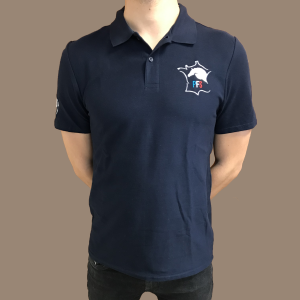 Polo bleu Homme