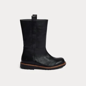 Boots Gab montantes en cuir
