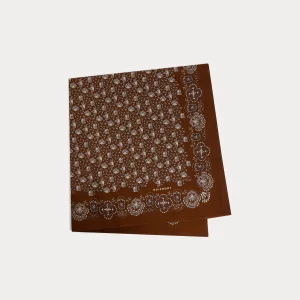 Foulard en coton caramel Moismont