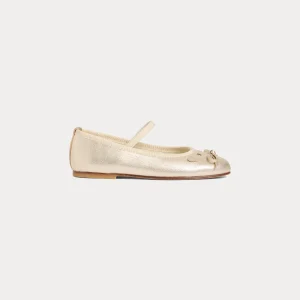 Ballerines Joie en cuir doré