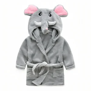 Peignoir de Bain Personnalisé avec Capuche Enfant