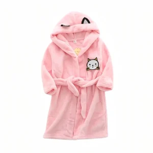 Peignoir Enfant avec Motif Animaux