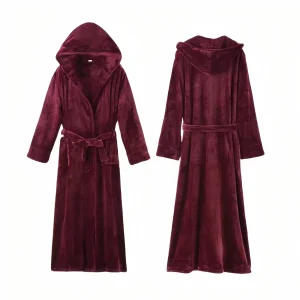 Peignoir de Bain Long avec Capuche