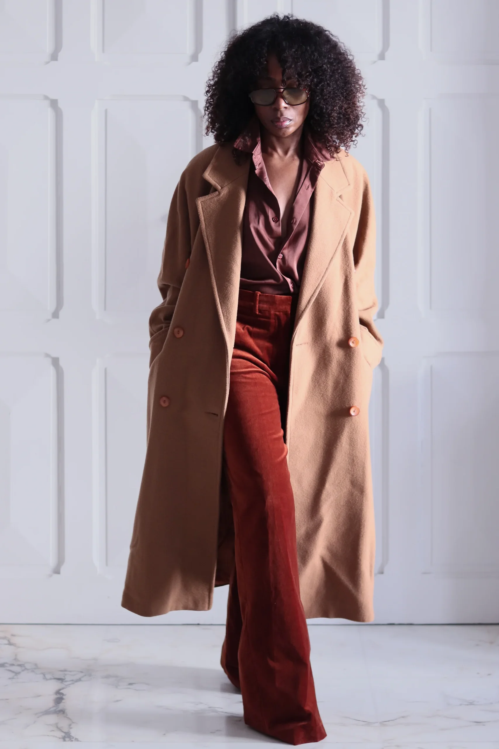 3 Suisse manteau vintage en laine – Image 2
