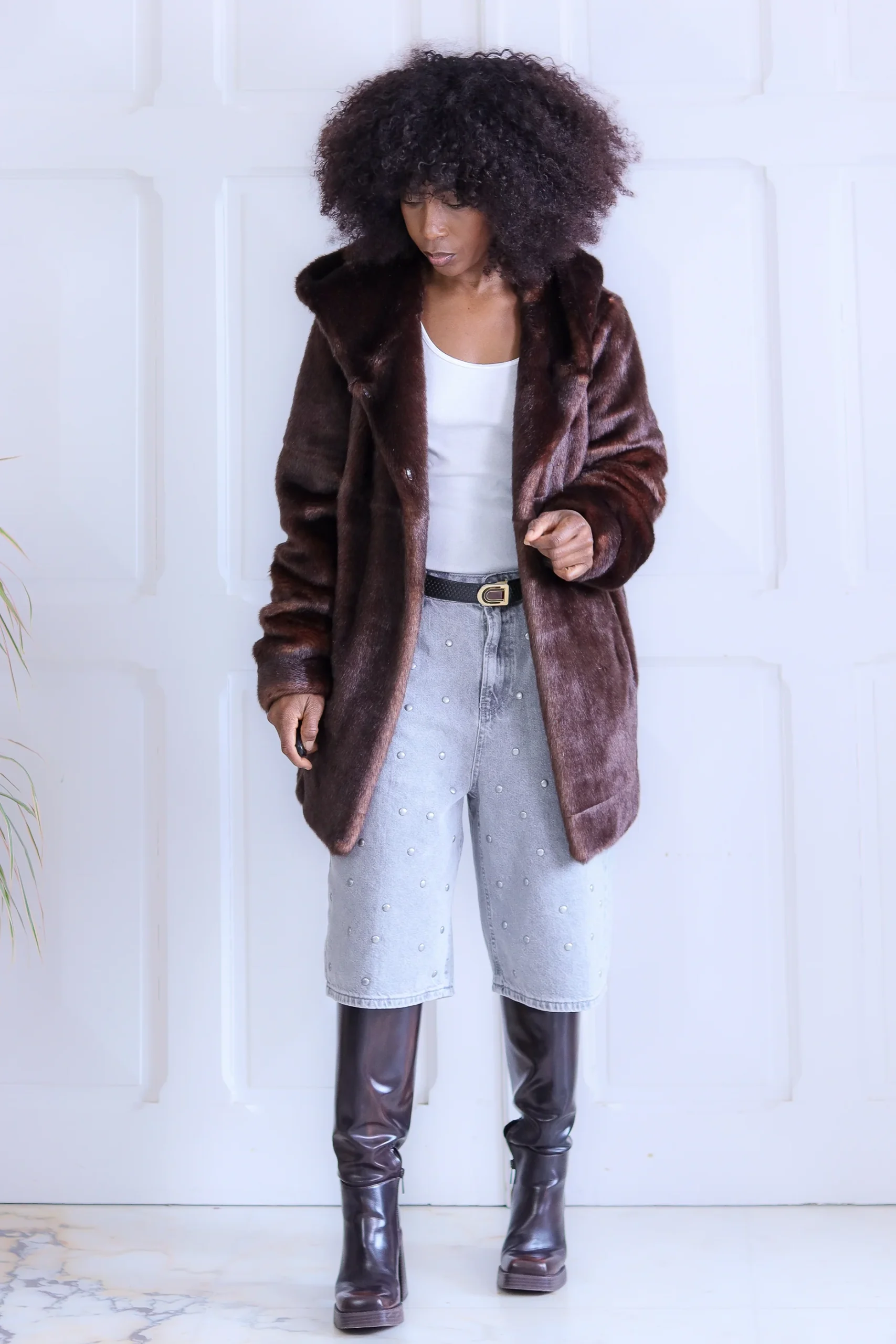 1.2.3 Paris veste en fausse fourrure – Image 2